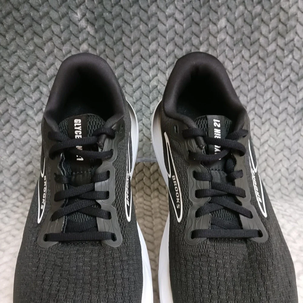 Brooks Glycerin 21 Black White Women's Walking Running Sneakers Shoes Sz 9 Wide